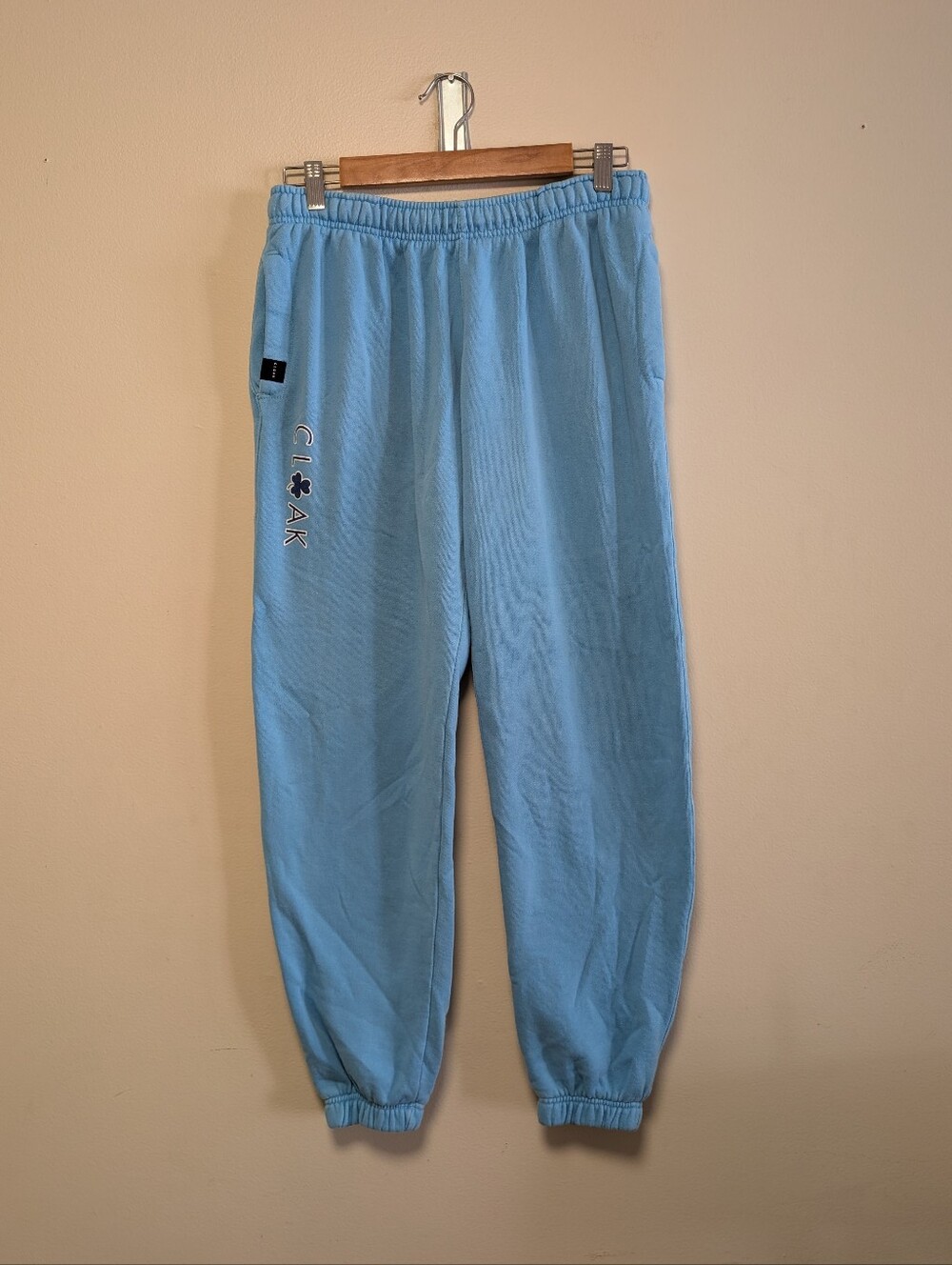 Cloak Brand Blue Graphic Sweatpants Size Small Tree of Life Celtic Joggers